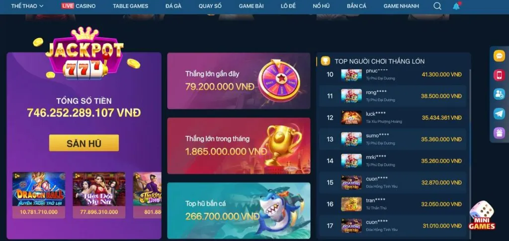 Giải thưởng jackpot khi săn cá boss tại bmwbet88 win